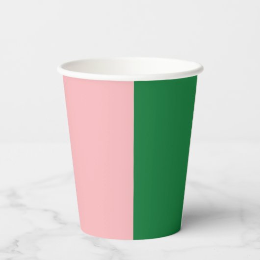 Touchdowns oder Tutus Gender Reveal Pappbecher (Rückseite)