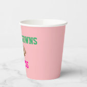 Touchdowns oder Tutus Gender Reveal Pappbecher (Links)