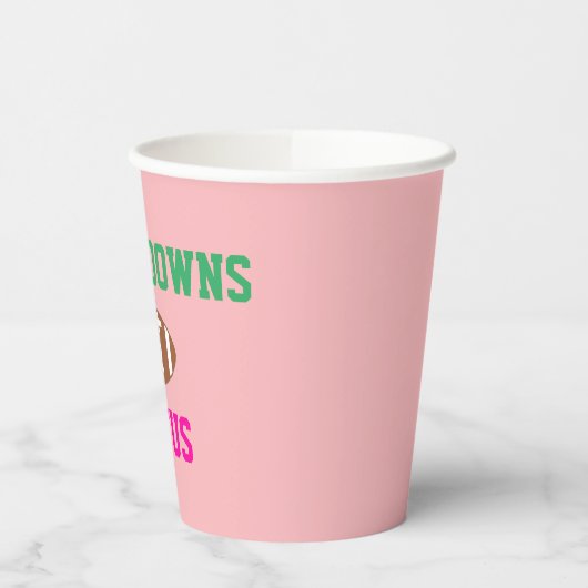 Touchdowns oder Tutus Gender Reveal Pappbecher (Links)