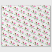 Touchdowns oder Tutus Gender Reveal Party Geschenkpapier (Flach)