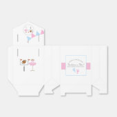 Touchdowns oder Tutus Gender Reveal Party Geschenkschachtel (Ungefaltet)