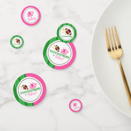 Touchdowns oder Tutus Gender Reveal Party Konfetti