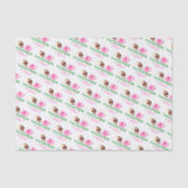 Touchdowns oder Tutus Gender Reveal Party Seidenpapier (Vorderseite)