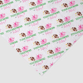 Touchdowns oder Tutus Gender Reveal Party Seidenpapier (Ausschnitt)