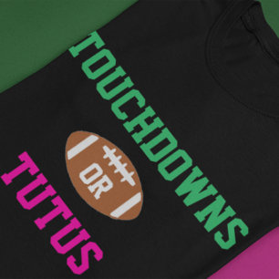Touchdowns oder Tutus Geschlecht enthüllen T-Shirt