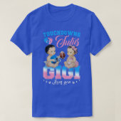 Touchdowns oder Tutus Gigi Lieben Sie Geschlecht z T-Shirt (Design vorne)