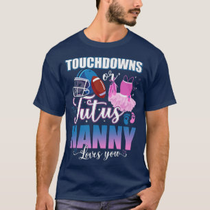Touchdowns oder Tutus-Kindermädchen-Lieben, die Si T-Shirt