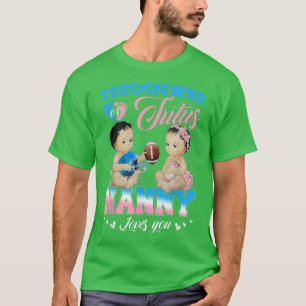 Touchdowns oder Tutus-Kindermädchen-Lieben T-Shirt