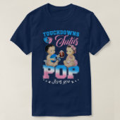 Touchdowns oder Tutus POP Lieben Sie Geschlecht ze T-Shirt (Design vorne)