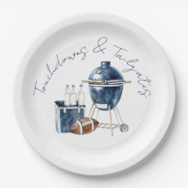 Touchdowns & Schneiden Pappteller