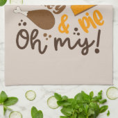 Touchdowns Türkei & Pie | Oh, Geschirrtuch (Gefaltet)