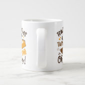 Touchdowns Türkei & Pie | Oh, Jumbo-Tasse (Rückseite)