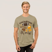 Touchdowns Türkei & Pie | Oh, Tri-Blend Shirt (Vorderseite voll)