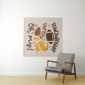 Touchdowns Türkei & Pie | Oh, Wandteppich (Beispiel (Horizontal))