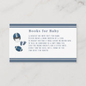 Touchdowns und Tiny Toes, Fußball-Babydusche Begleitkarte (Vorderseite)