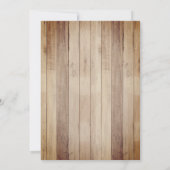 Touchdowns und Türkei Erntedank Einladung (Rückseite)