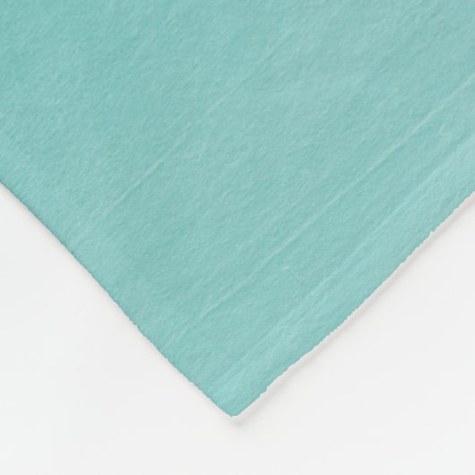 Touchen Aqua Blue Wasserfarbe Abstrakt #2 Fleecedecke (Ecke)