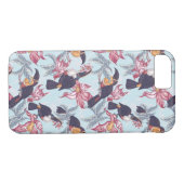 Toucher mit exotischer Blume Case-Mate iPhone Hülle (Rückseite (Horizontal))