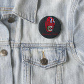 Touchfingerabdruckflagge von den Bermudas Button (Beispiel)