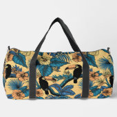 Touchgarten in Gelb und Blau Duffle Bag (Vorderseite)