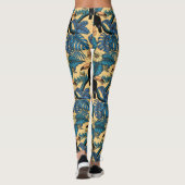 Touchgarten in Gelb und Blau Leggings (Rückseite)
