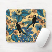 Touchgarten in Gelb und Blau Mousepad (Mit Mouse)