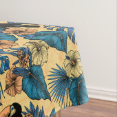 Touchgarten in Gelb und Blau Tischdecke (Beispiel)