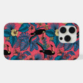 Touchgarten in Rot und Blau iPhone Hülle (Rückseite (Horizontal))