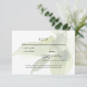 Touchs der Frühjahrskarten-Hochzeitskarte RSVP Karte (Stehend Vorderseite)