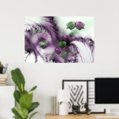 Touchs von Rose Poster (Heimbüro)