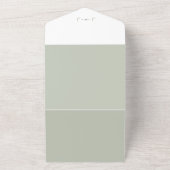 Touchs von Swash-Initialen für Frühjahrsfolien All In One Einladung (Außenbereich)