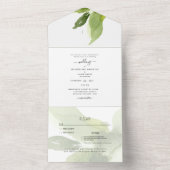 Touchs von Swash-Initialen für Frühjahrsfolien All In One Einladung (Innen)