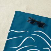 Touchscreen Stilisierte Visuelle Beine Strandtuch (Beispiel)