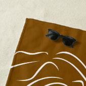 Touchscreen Stilisierte Visuelle Beine Strandtuch (Beispiel)