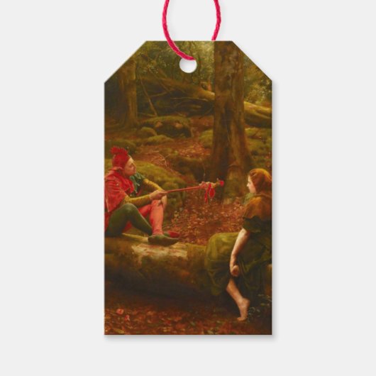 Touchstone and Audrey (by John Collier) Geschenkanhänger (Vorderseite)