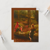 Touchstone and Audrey (by John Collier) Karte (Vorderseite/Rückseite Beispiel)