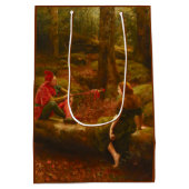 Touchstone and Audrey (In the Forest of Arden) Mittlere Geschenktüte (Rückseite)