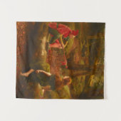 Touchstone and Audrey (Jester Teases Lady Lover) Wandteppich (Vorderseite (Horizontal))