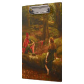 Touchstone and Audrey (Jester Teasing Lady Lover) Klemmbrett (Links)