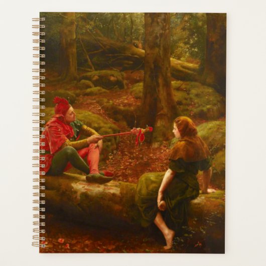 Touchstone and Audrey (Jester Teasing Lady Lover) Planer (Vorderseite)