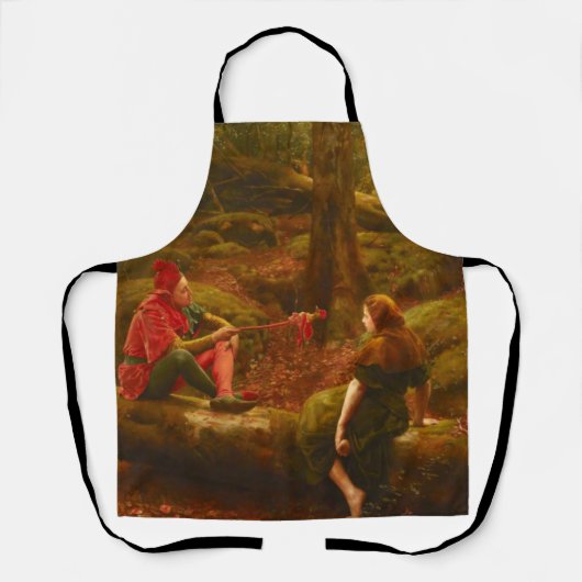 Touchstone und Audrey (Im Wald von Arden) Schürze (Vorderseite)