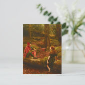Touchstone und Audrey (von John Collier) Karte (Stehend Vorderseite)