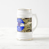 Tough 10. Mountain Division "Climb to Glory" Bierglas (VorderseiteRechts)