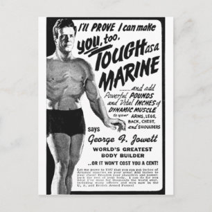 Tough as a Marine! Postkarte