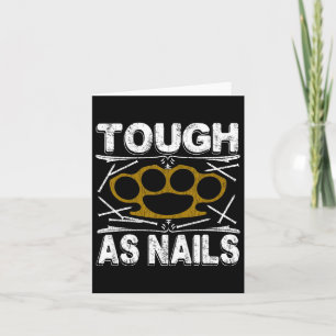 Tough As Nails Workout Shirt Mixed Martial Arts Tr Karte