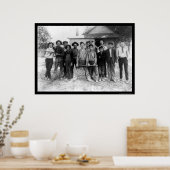 Tough Boy Baseball Team 1908 Poster (Küche)