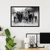 Tough Boy Baseball Team 1908 Poster (Heimbüro)