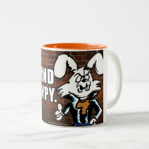 TOUGH BUNNY - MÜRRISCHER Kaffeebecher Zweifarbige Tasse