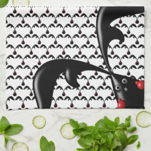 TOUGH BUNNY Niedlich Boxer Rabbit Geschirrtuch