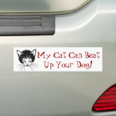 Tough Cat Autoaufkleber (Auf Auto)